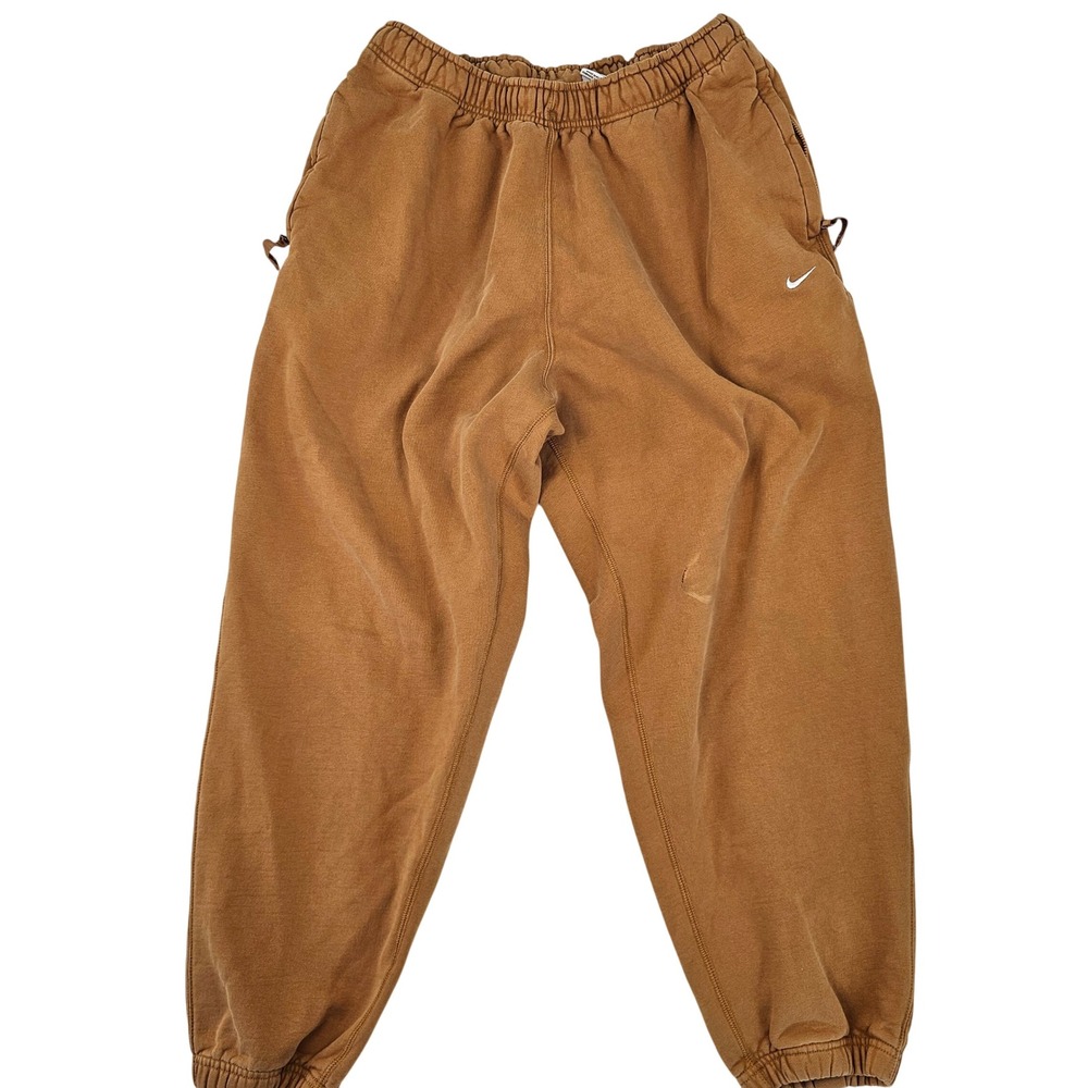 Nike Solo Swoosh Fleece Sweatpants Brown XL Joggers CV0554-270 Mens XL
